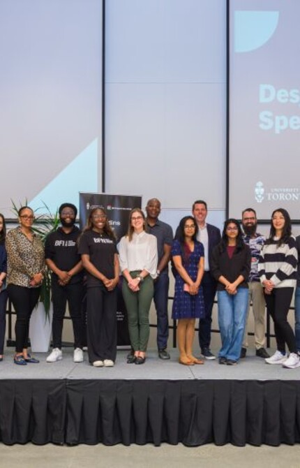 Group photo of AcceleratorFest entrepreneurs