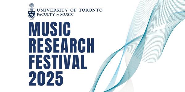 Logo for festival featuring blue-toned swirl